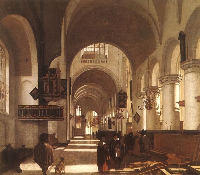 Interior of a Church, Emmanuel de Witte